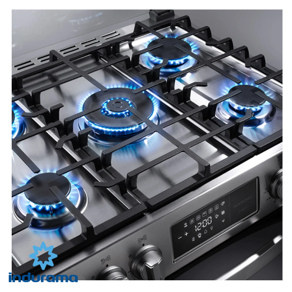 Cocina Indurama 5 Quemadores Con Freidora de Aire - MONTECARLO SMART