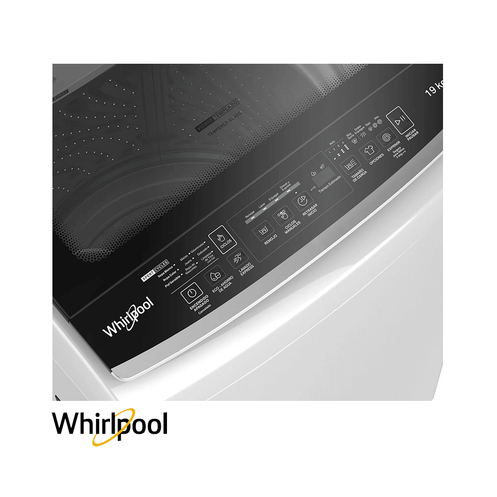 Lavadora Whirlpool 20 kgs – 44 lbs Carga Superior Smart Action WW20LBHLA