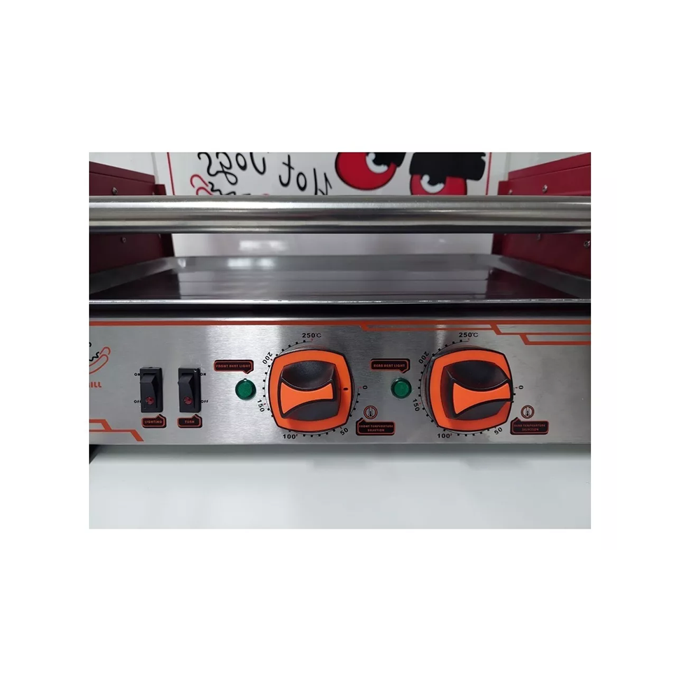 Máquina Eléctrica de Salchichas Para Hot Dog de 9 Rodillos WY-009