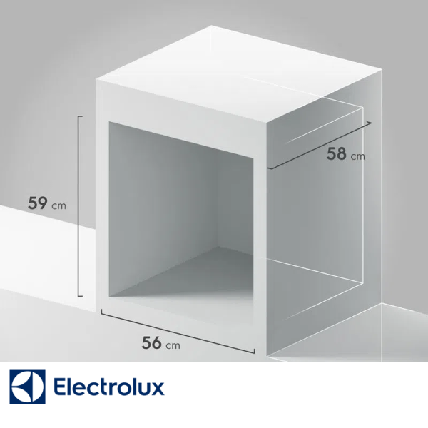 Horno Electrolux Empotrable de Gas 220v Convección de 60 cm OE8GH