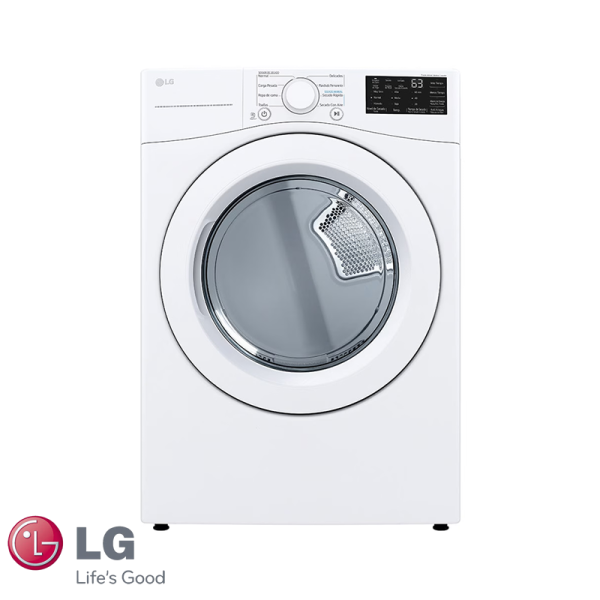 Secadora de Gas LG Sensor Dry de 25 Kgs – 55 Lbs DF50WV2S6W