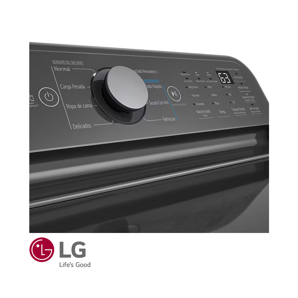 Secadora de Gas LG 25 Kgs – 55 Lbs Conexión 110v DT25MTGK