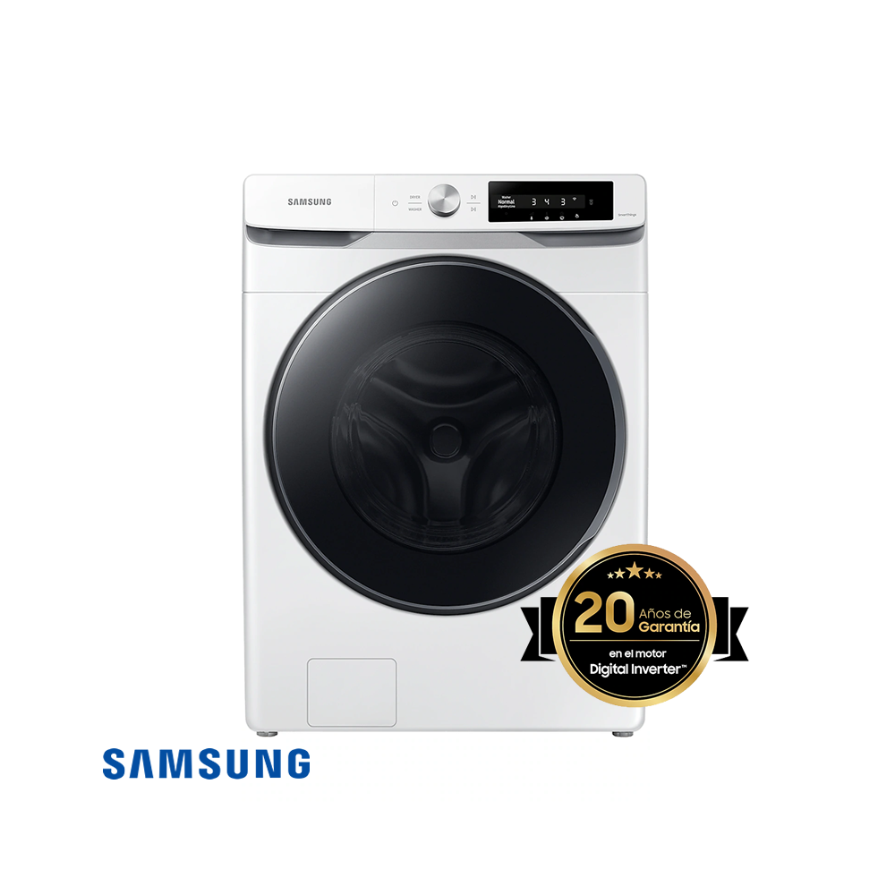 Combo Lavadora + Secadora Eléctrica Samsung 22 Kgs – 48 Lbs Inverter