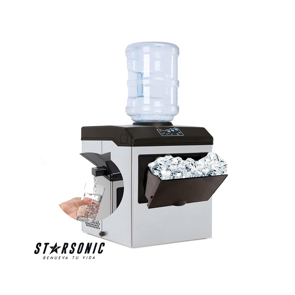 Maquina de Hielos Starsonic Con Dispensador de Agua HZB-22BF