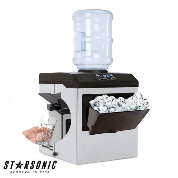 Maquina de Hielos Starsonic Con Dispensador de Agua HZB-22BF
