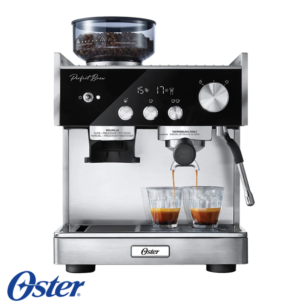Cafetera Oster PERFECT BREW MÁX Espresso y Capuchino BVSTEM7400