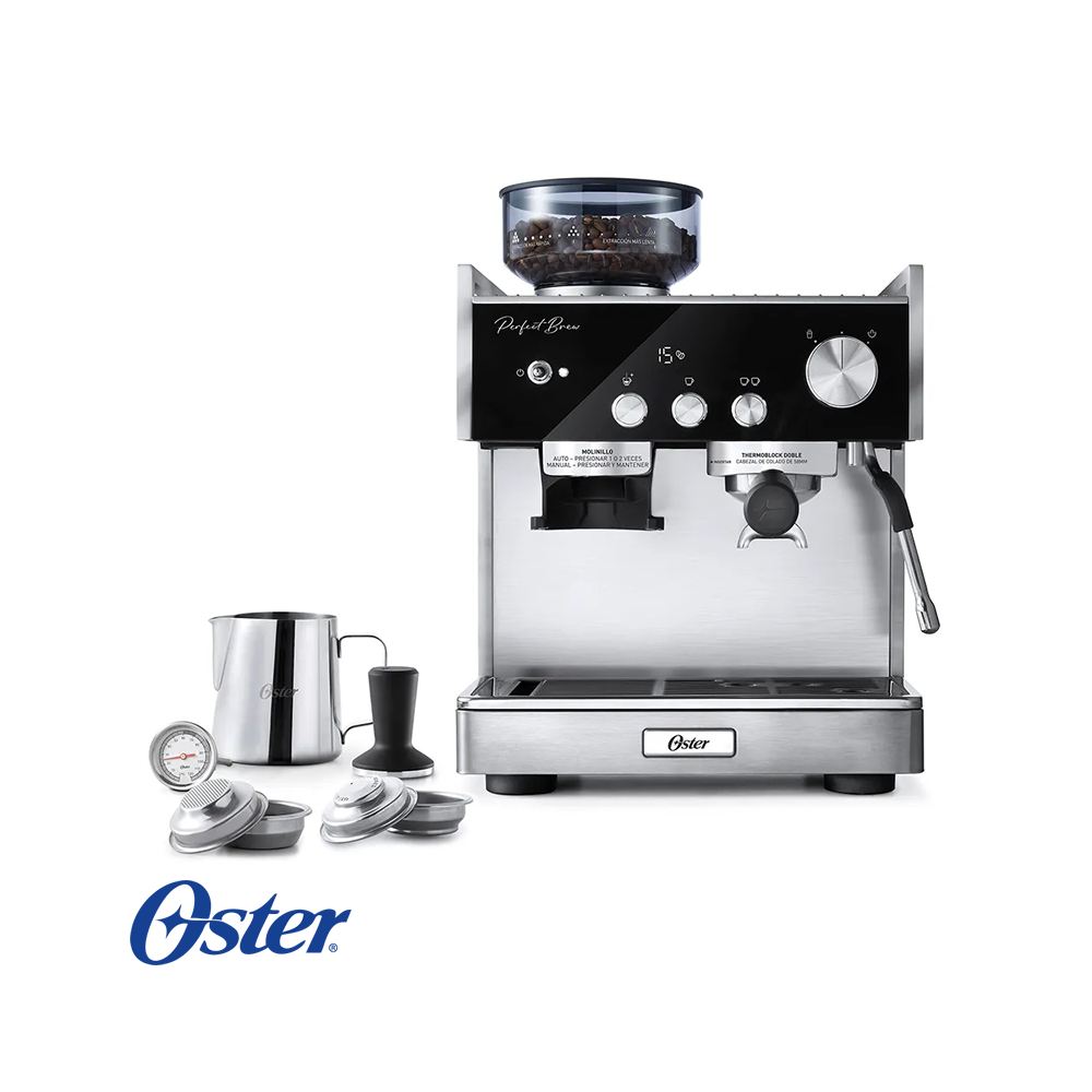 Cafetera Oster PERFECT BREW MÁX Espresso y Capuchino BVSTEM7400