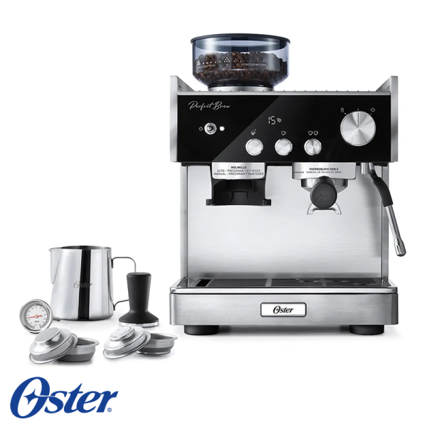 Cafetera Oster PERFECT BREW MÁX Espresso y Capuchino BVSTEM7400