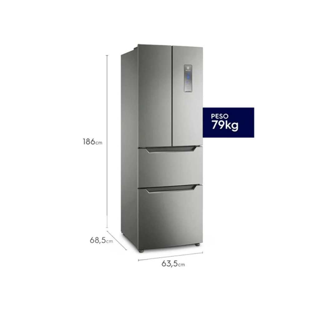 Refrigeradora Electrolux 298L French Door Inverter ERFWV6HUS