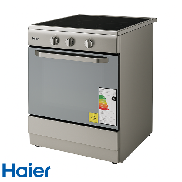 Cocina de Inducción con Horno Haier 4 Inductores 6800 Watts HCR2190AES