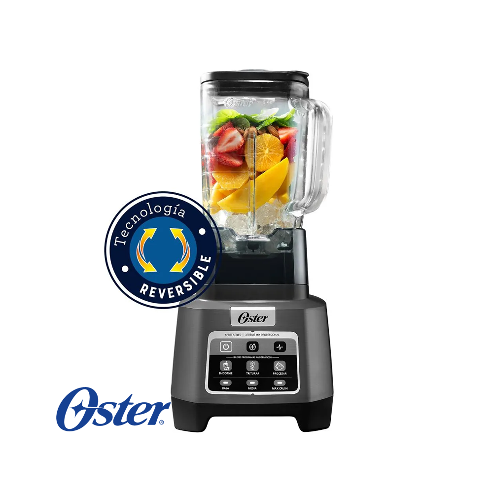 Licuadora Oster Profesional XTREME MIX 1500 Watts - Jarra de Vidrio de 2 Litros BLSTXPGBW