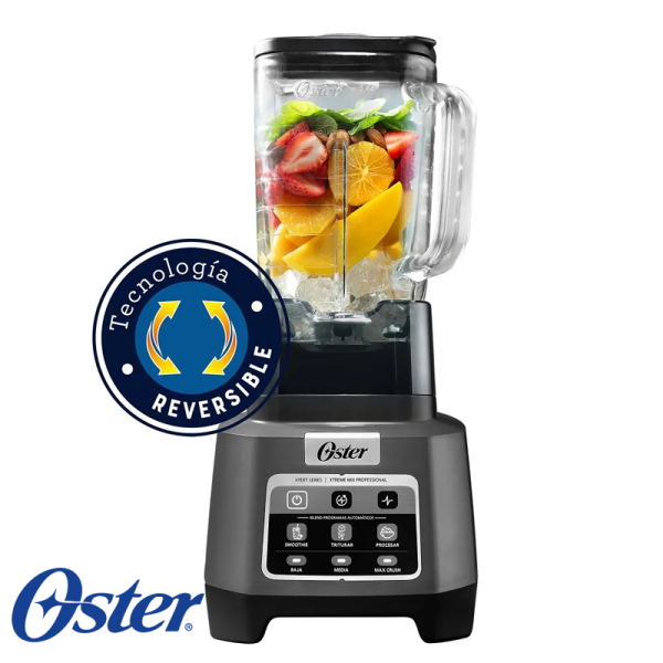 Licuadora Oster Profesional XTREME MIX 1500 Watts - Jarra de Vidrio de 2 Litros BLSTXPGBW