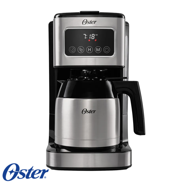 Cafetera Oster Manual de 12 Tazas con Jarra de Vidrio BVSTDCS12B