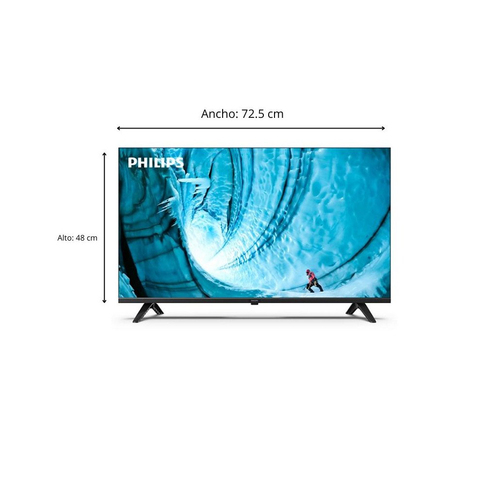 Televisor PHILIPS 32″ Pulgadas Android 14 Comando por voz 32GFSFISDB