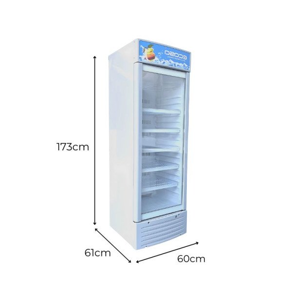 Vitrina Ecasa 310 Litros Vidrio Panorámico SC-310