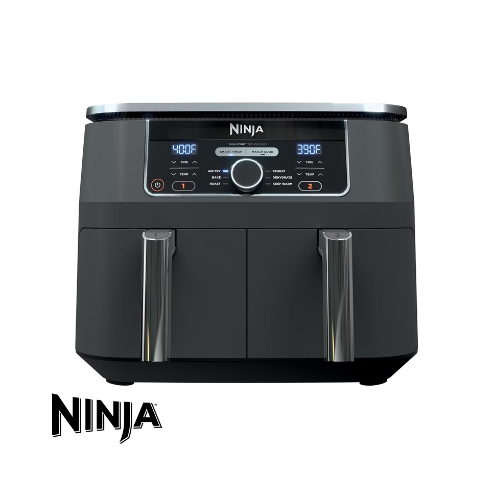 Freidora de Aire Ninja Digital de 2 Canastas 7.6 Litros AD-150
