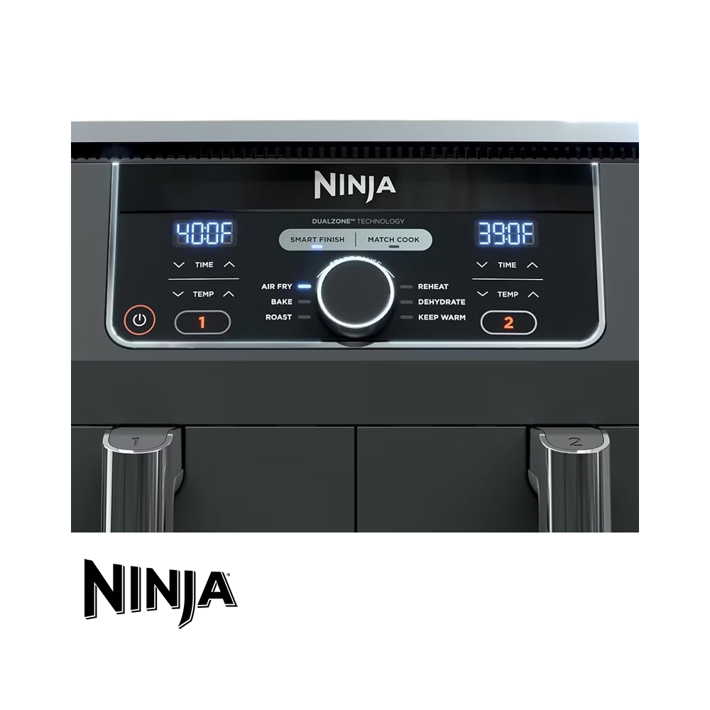 Freidora de Aire Ninja Digital de 2 Canastas 7.6 Litros AD-150