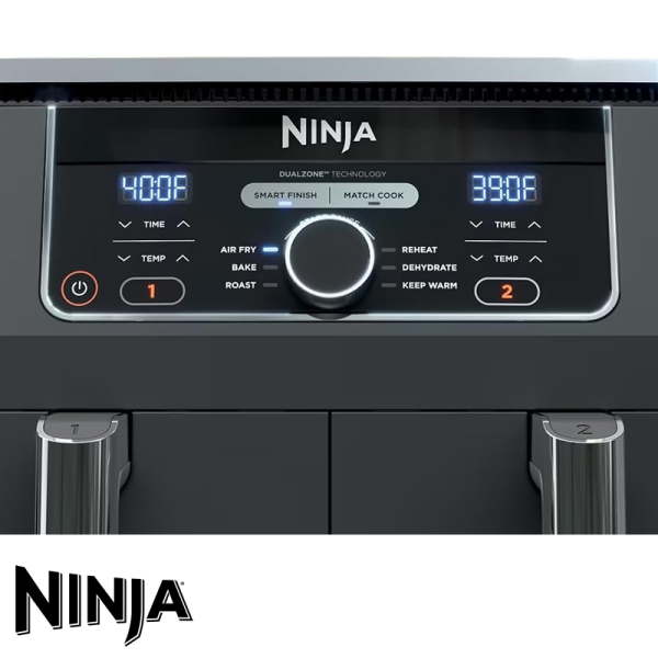 Freidora de Aire Ninja Digital de 2 Canastas 7.6 Litros AD-150