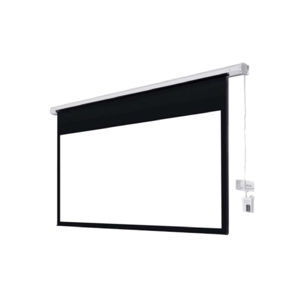 Pantalla de Proyección Motorizada 120 Pulgadas Con Control Remoto PP-169120B+CR+PP