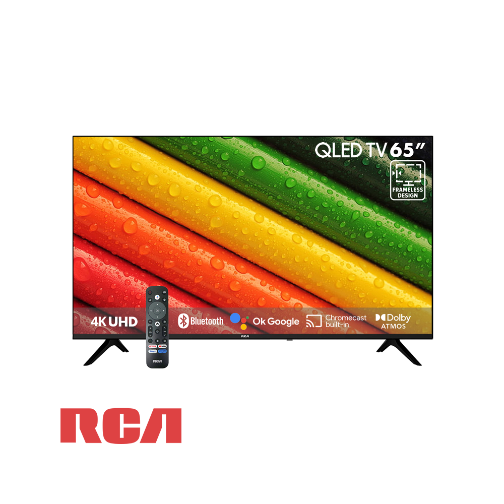 Televisor RCA QLED 65″ Pulgadas Smart UHD 4K GoogleTV 65UHDRC