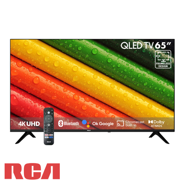 Televisor RCA QLED 65″ Pulgadas Smart UHD 4K GoogleTV 65UHDRC