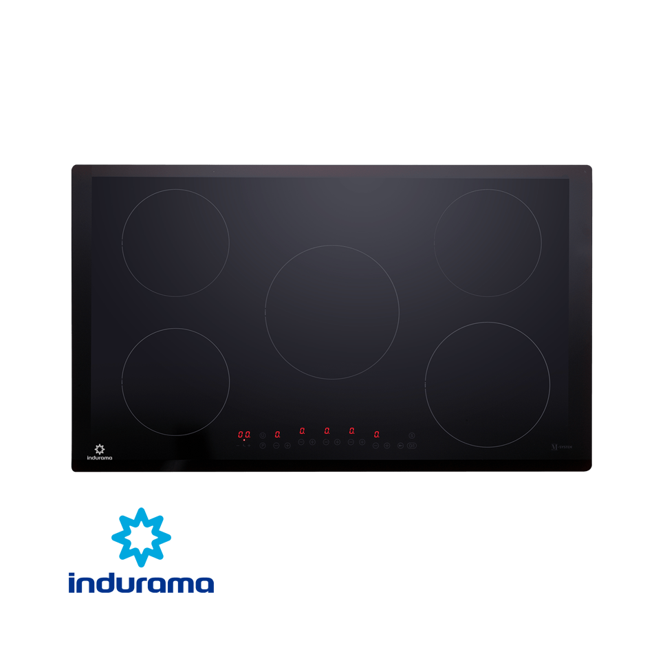 Encimera de Inducción Indurama 5 Zonas 90cm 8750 Watts EI-5PVI