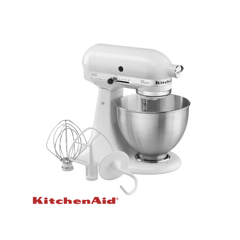 Batidora KitchenAid Clásica de Pedestal 4.25L K45SSWH