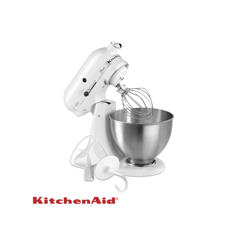 Batidora KitchenAid Clásica de Pedestal 4.25L K45SSWH