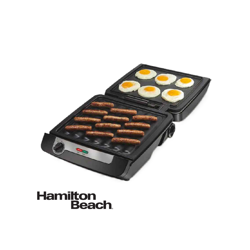 Parrilla Eléctrica Hamilton Beach 3 en 1 Para Interiores 25600