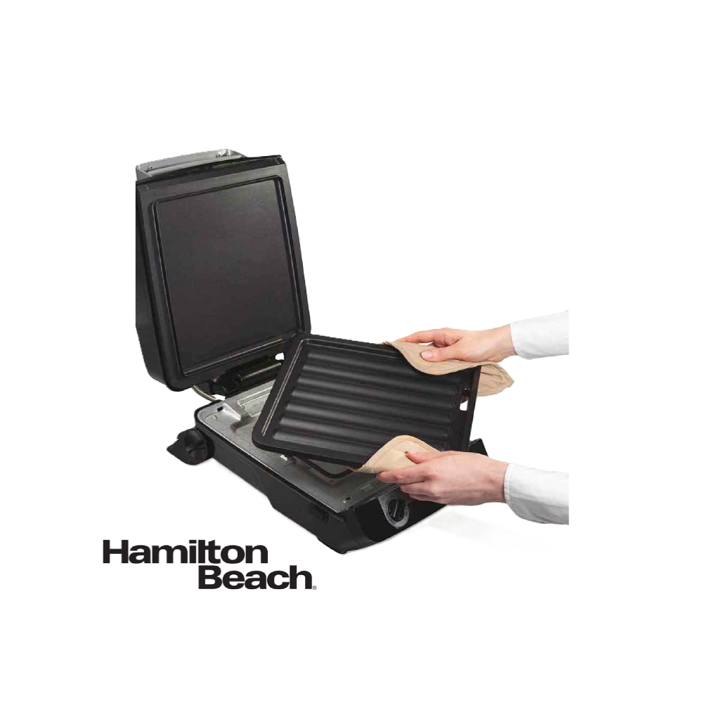 Parrilla Eléctrica Hamilton Beach 3 en 1 Para Interiores 25600