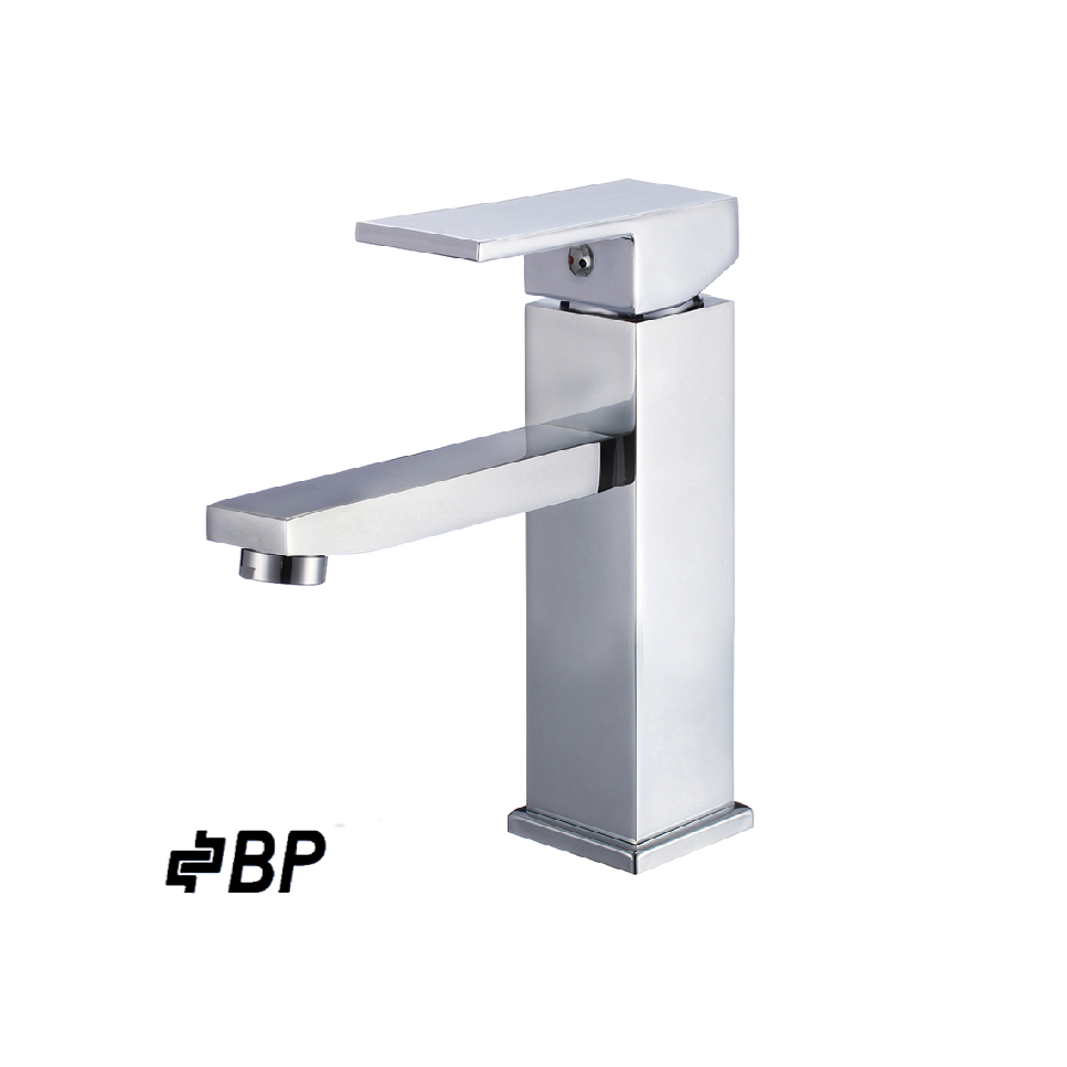 Llave Lavamanos BP Monomando Acero Inoxidable MODENA BAJA