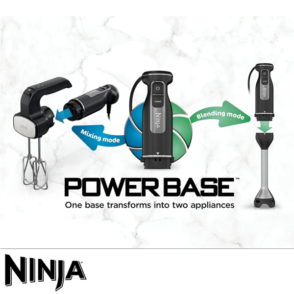 Batidora de Inmersión Ninja 3 en 1 de 650 Watts CI100