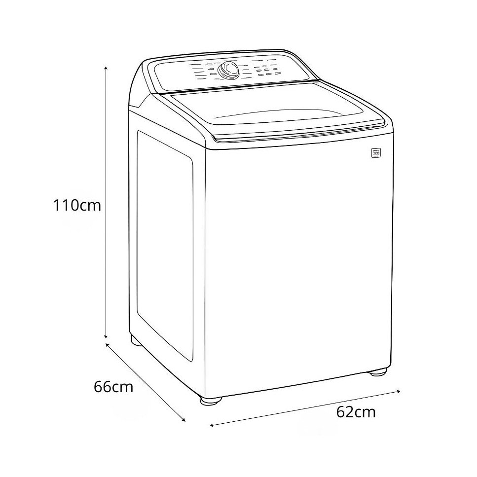 Lavadora Whirlpool Xpert Eco 19 Kgs Impeller WW19NNAHLA