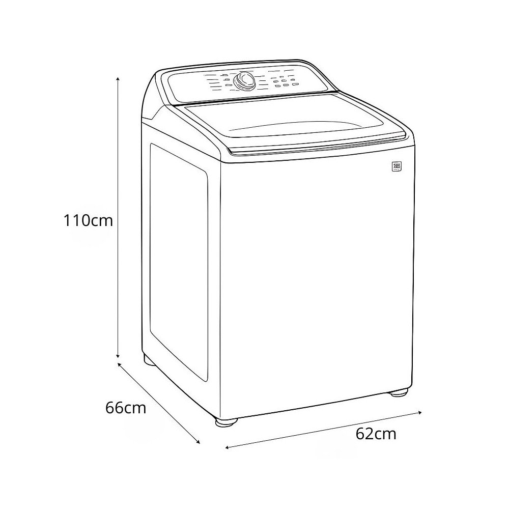 Lavadora Whirlpool Xpert Eco 19 Kgs Impeller WW19NNAHLA