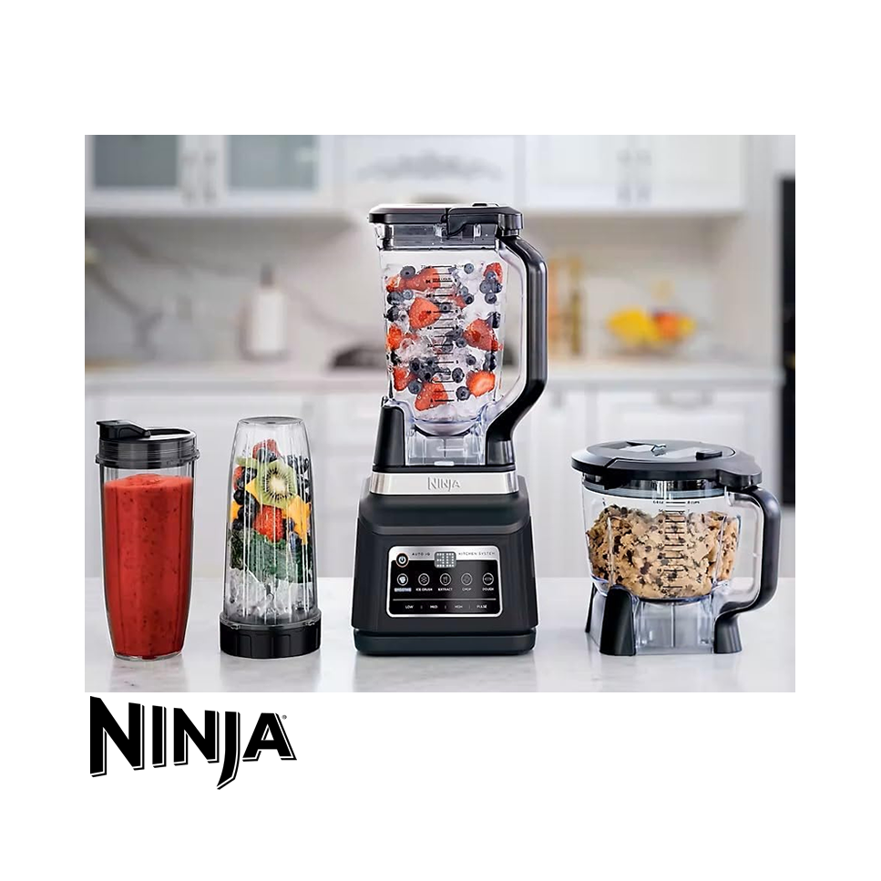 Licuadora Ninja Multifunción con Procesador de Alimentos 1200 Watts BN801A