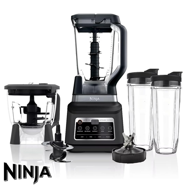 Licuadora Ninja Multifunción con Procesador de Alimentos 1200 Watts BN801A