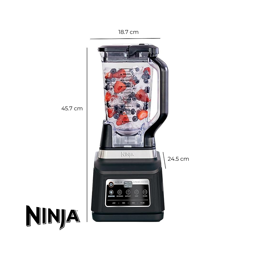 Licuadora Ninja Multifunción con Procesador de Alimentos 1200 Watts BN801A