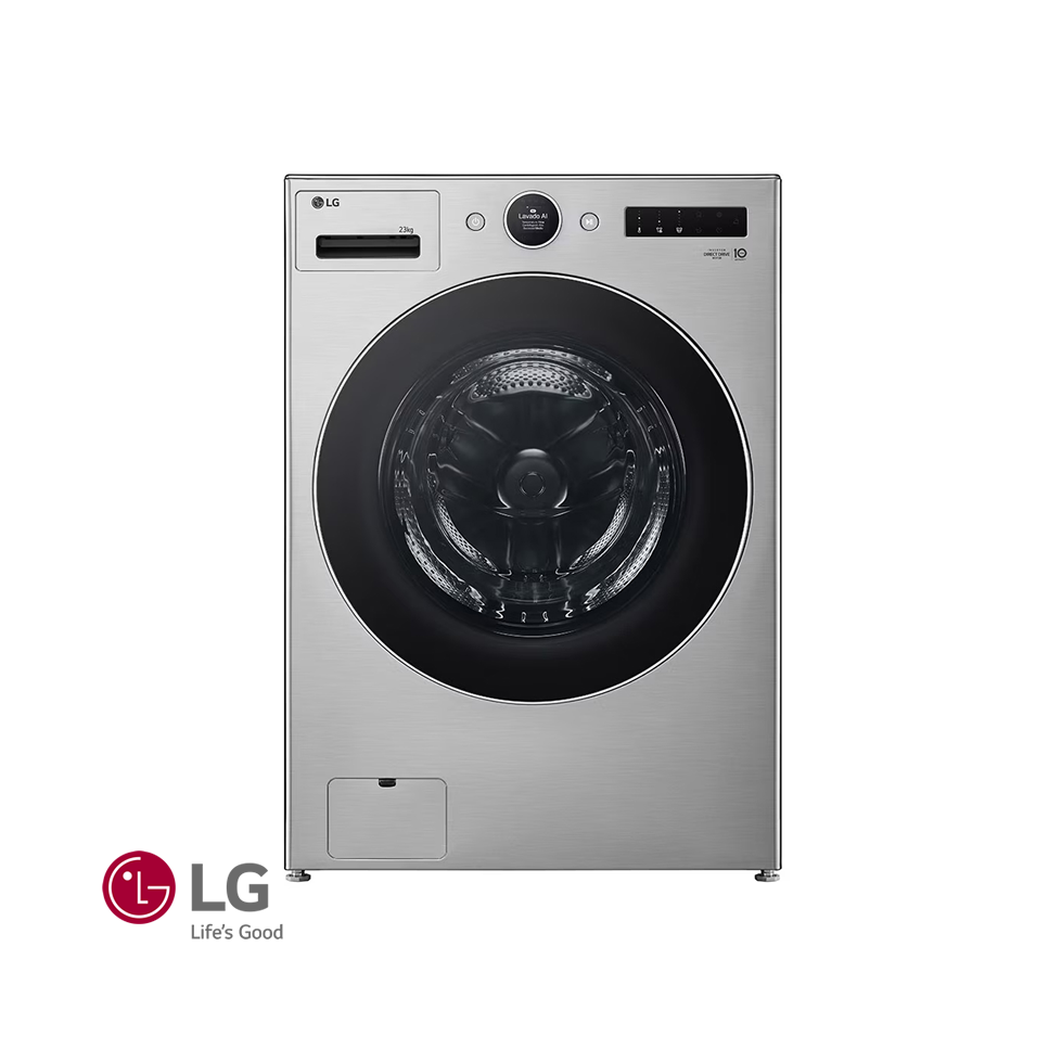 Lavadora LG Turbo Wash 23 Kgs - 50 Lbs WM23VFXS6