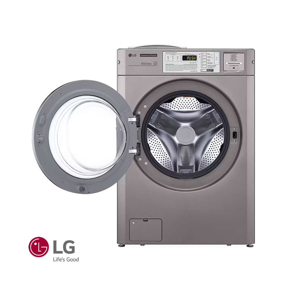 Lavadora + Secadora Eléctrica LG Giant COMERCIAL 10 Kgs – 22 Lbs