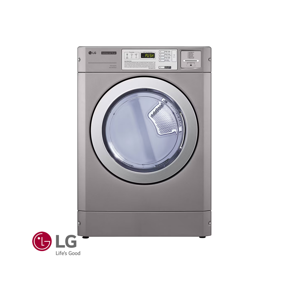 Lavadora + Secadora de Gas LG Giant COMERCIAL 10 Kgs – 22 Lbs