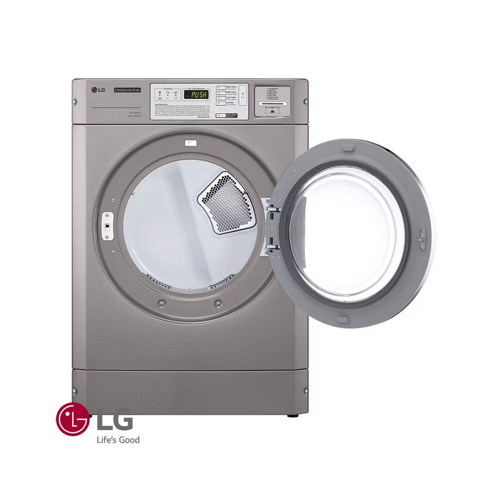 Lavadora + Secadora de Gas LG Giant COMERCIAL 10 Kgs – 22 Lbs CARD/OPL