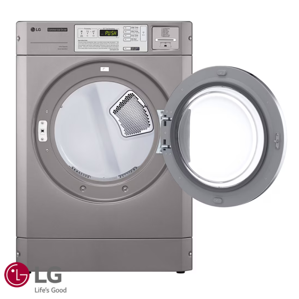 Lavadora + Secadora de Gas LG Giant COMERCIAL 10 Kgs – 22 Lbs CARD/OPL