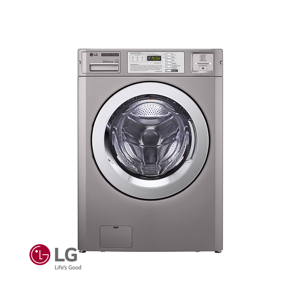 Lavadora + Secadora de Gas LG Titan COMERCIAL 15 Kgs – 34 Lbs (Apilable)