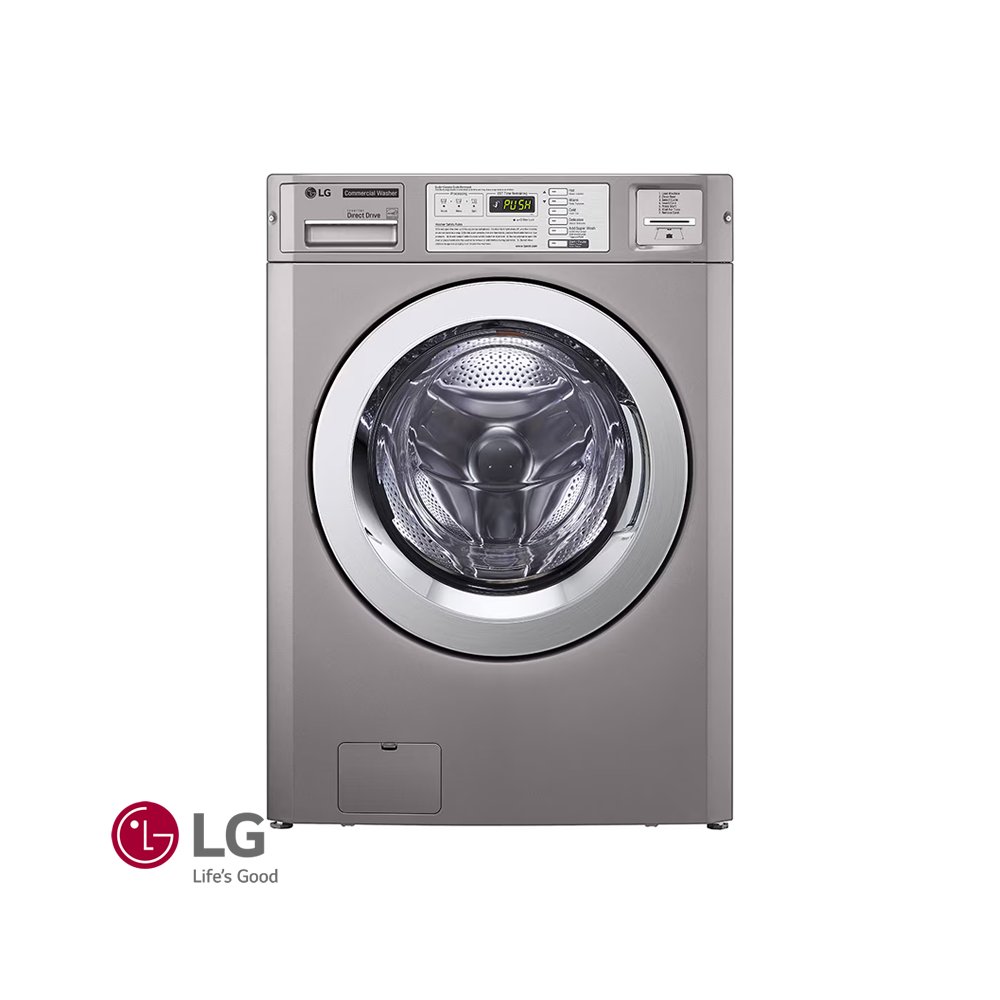 Lavadora + Secadora de Gas LG Titan COMERCIAL 15 Kgs – 34 Lbs (Apilable)