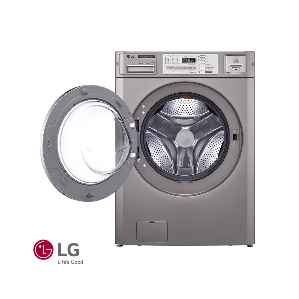Lavadora + Secadora de Gas LG Titan COMERCIAL 15 Kgs – 34 Lbs (Apilable)