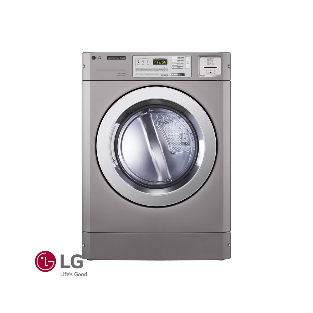 Lavadora + Secadora de Gas LG Titan COMERCIAL 15 Kgs – 34 Lbs (Apilable)
