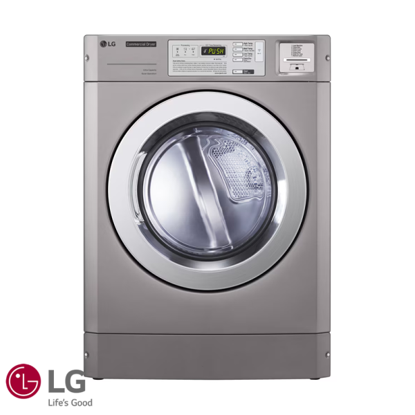 Lavadora + Secadora de Gas LG Titan COMERCIAL 15 Kgs – 34 Lbs (Apilable)