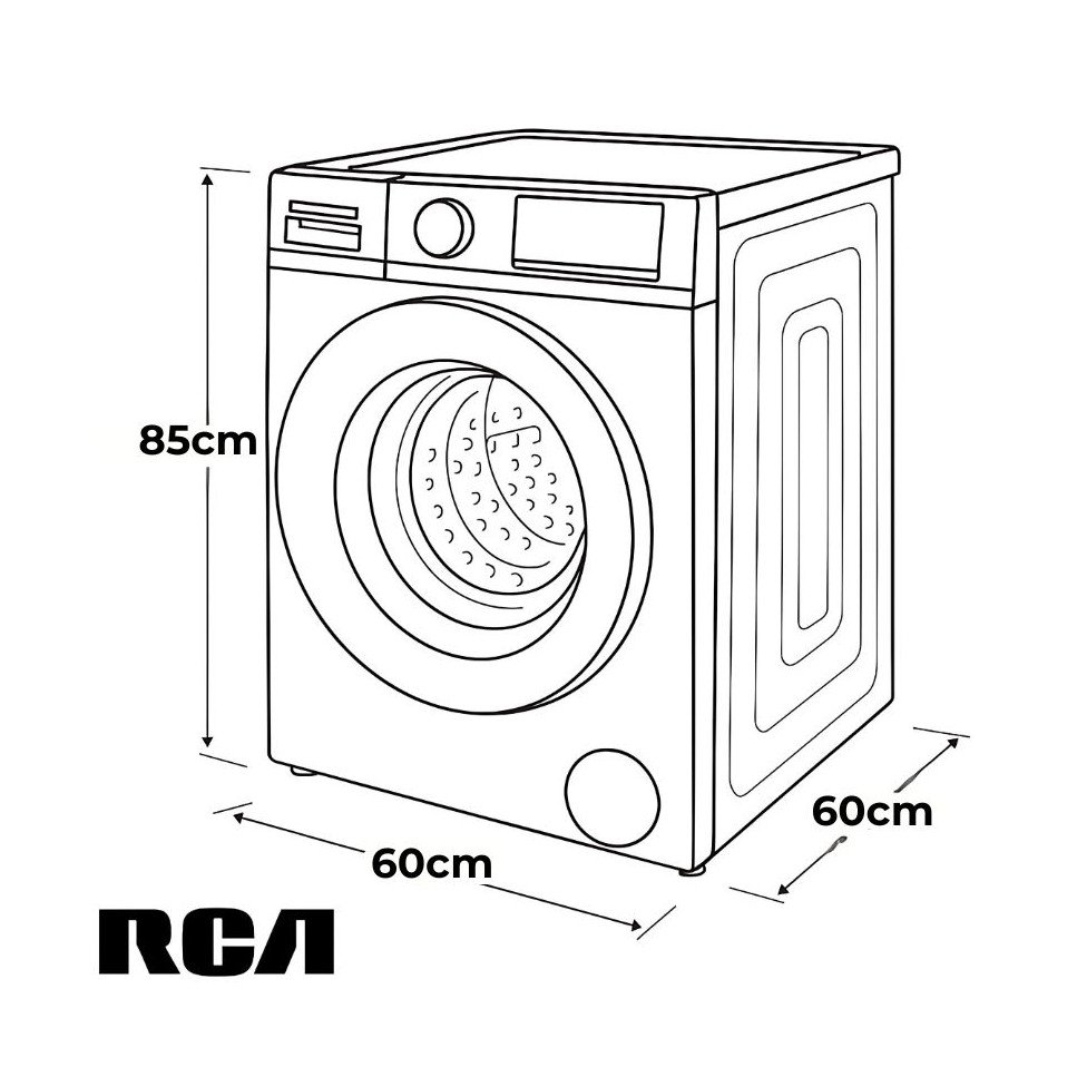 Lavadora Secadora RCA Electrica 110v 15 kg Inverter Gris MG150