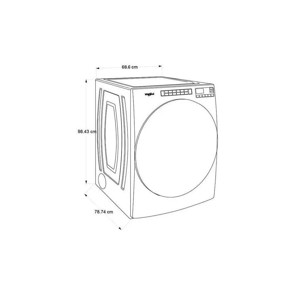 Combo Lavadora + Secadora Electrica Whirlpool 23 Kgs – Inverter