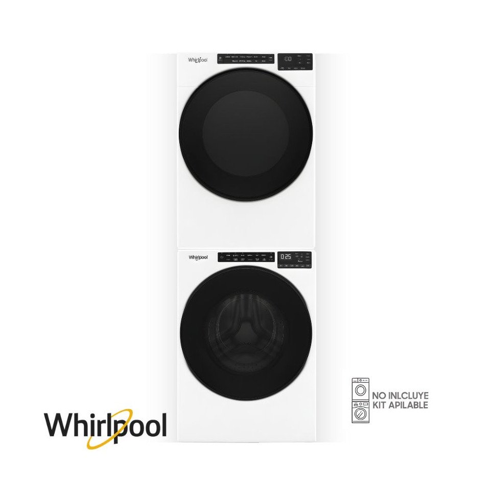 Combo Lavadora + Secadora Electrica Whirlpool 23 Kgs – Inverter